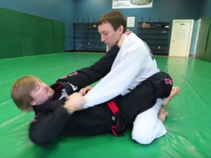 Straight armlock from closed guard.